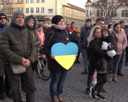 Na Masarykově náměstí se konal koncert na pomoc Ukrajině