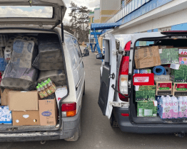 Do sbírky pro uprchlíky se zapojili také studenti