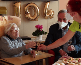 Paní Růžena Blahová oslavila 104. narozeniny