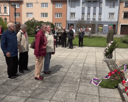 Vedení města a veřejnost uctily oběti druhé světové války