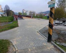 Železniční most přes Bečvu bude nově sloužit i cyklistům