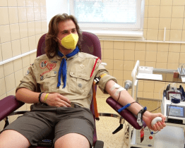 Skauti chtějí během stého výročí podpořit dárcovství krve