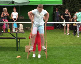 Na stadionu se konal dětský den