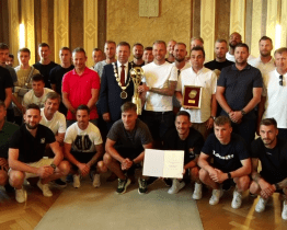 Starosta vyznamenal hráče Slovácka za vítězství v MOL Cupu