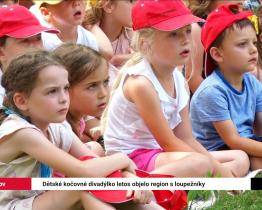 Dětské kočovné divadýlko letos objelo region s loupežníky