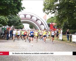 Ze Skalice do Hodonína se běželo netradičně v létě
