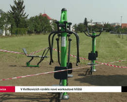 V Kvítkovicích vzniklo nové workoutové hřiště