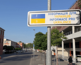 Asistenční centrum pomoci Ukrajině sídlí v centru města  