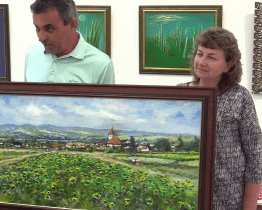 Zasedací místnost bude zdobit obraz malíře Jana Hladkého