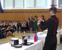 SŠ gastronomie a obchodu pojala zahájení roku jako show 