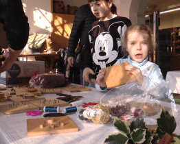 Vánoce vlastnoručně si vyzkoušely děti ve Slováckém muzeu