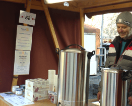 Zlínský Rotary club se letos zúčastnil vánočních trhů 