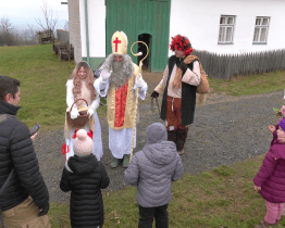 Skanzen Rochus navštívil Mikuláš i Barborka