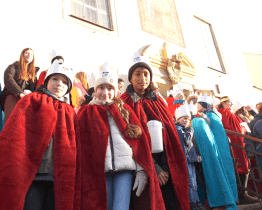 Do ulic Kyjova vyrazili tříkráloví koledníci