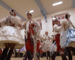 Sokolovnu v Lužicích roztančila chasa v krojích