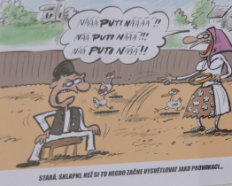 Galerii Vladimíra Hrocha ovládly kreslené vtipy