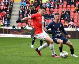 Slovácko na Slavii dvakrát inkasovalo, přišlo i o sérii bez prohry 