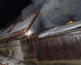 V Březové v noci hořela kůlna. Požár napáchal škody za přibližně 300 tisíc korun