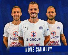 Slovácko si pojistilo služby opor Kalabišky, Reinberka i Hofmanna 