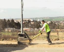 V Kyjově se staví nové chodníky za deset milionů korun