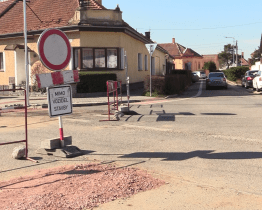 Oprava silnice I/55 komplikuje provoz nedaleko hraničního přechodu