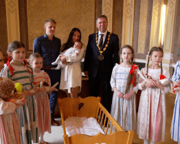 Starosta Uherského Hradiště přivítal prvního občánka roku 2023