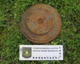 U Boršic se našla nevybuchlá německá mina