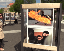 Náměstí Míru zdobí fotky Václava Šálka