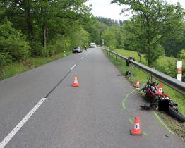 U Petrůvky havaroval teprve sedmnáctiletý motocyklista