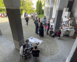 Muzejní noc nabídla divadlo, dílny i vizi nové podoby zahrady