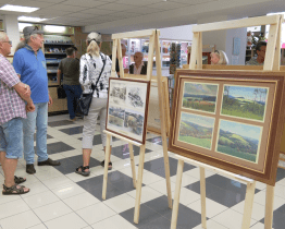 Minigalerii MIC a slavnosti otevřela výstava výtvarníků moravsko-slovenského pomezí
