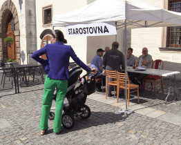Starostovnu střídalo setkání s občany