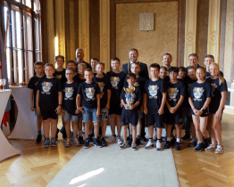 Mladí hokejisté Uherského Hradiště byli oceněni na radnici