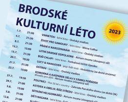 Brodské kulturní léto láká do hledišť děti, příznivce hudby i promítání pod širým nebem