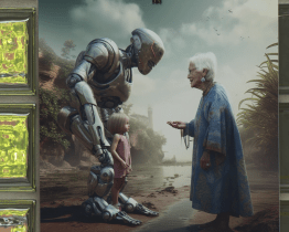 Výstava ukazuje propojení umělé inteligence s lidskou kreativitou