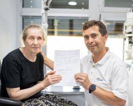 Malý velký zázrak! Před 38 lety ji nehoda téměř připravila o zrak, šanci znovu vidět dostala až ve Zlíně