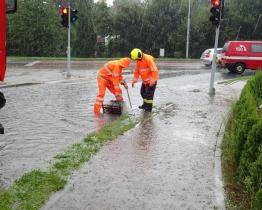 Podívejte se, jaké škody v Rožnově napáchal přívalový déšť
