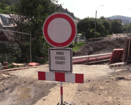 Zlínský kraj staví nový most přes potok Vranča