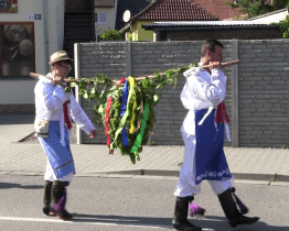 Tradiční vinobraní v Lužicích nabídlo zábavu i pohárek vína 