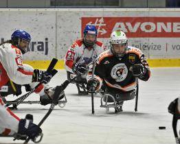 Zlínští sledge hokejisté těsně nestačili na Němci vedené Pardubice
