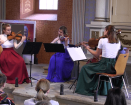 Smyčcové kvarteto Seňoritas koncertovalo ve strážnické synagoze