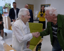 Anastázie Habartová oslavila v ostrožském Domově pro seniory sté narozeniny