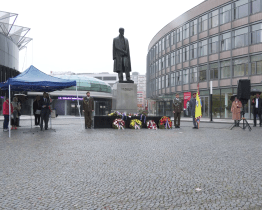 Představitelé kraje si připomněli vznik samostatného státu