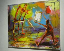 V Galerii Slováckého muzea zahájili první retrospektivní výstavu Tomáše Měšťánka