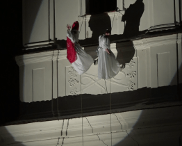 Městem chodil Mikuláš se svou družinou