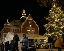 Děti svými zvonečky opět v Hodoníně pomohly rozsvítit vánoční strom 