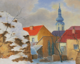 V artGALERII Info vystavuje své malby, kresby a grafiky Stanislav Knotek