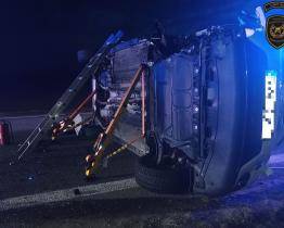 Po čelní srážce dvou osobních vozidel u Třebětic zůstali dva zranění