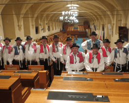 V Senátu se představil František Pavlica i soubory ze Slovácka