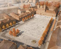 Starosta Uherského Hradiště Blaha: Po rekonstrukci na Masarykově náměstí zeleně přibyde